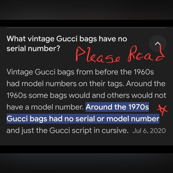 GUCCI  AUTH . VINTAGE  BAG - Picture 12 of 15